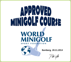 Certifikát - minigolf, miniaturgolf