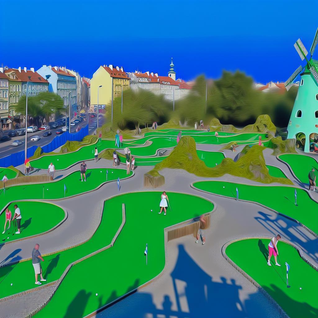 Kam na Minigolf Praha Střešovice: Střešovický minigolf – výhled a zábava!