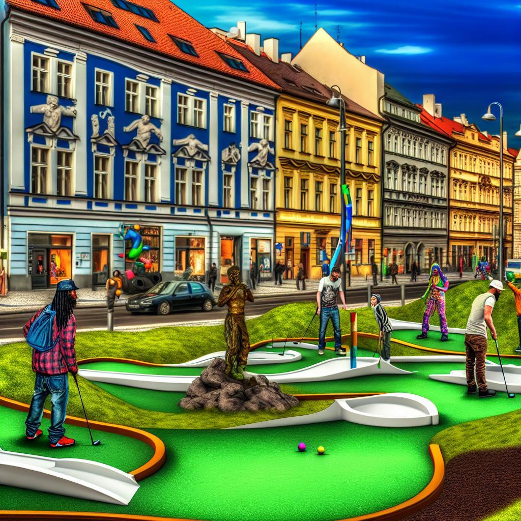 Kam na Minigolf Praha Holešovice: Holešovický minigolf – urban zážitek!