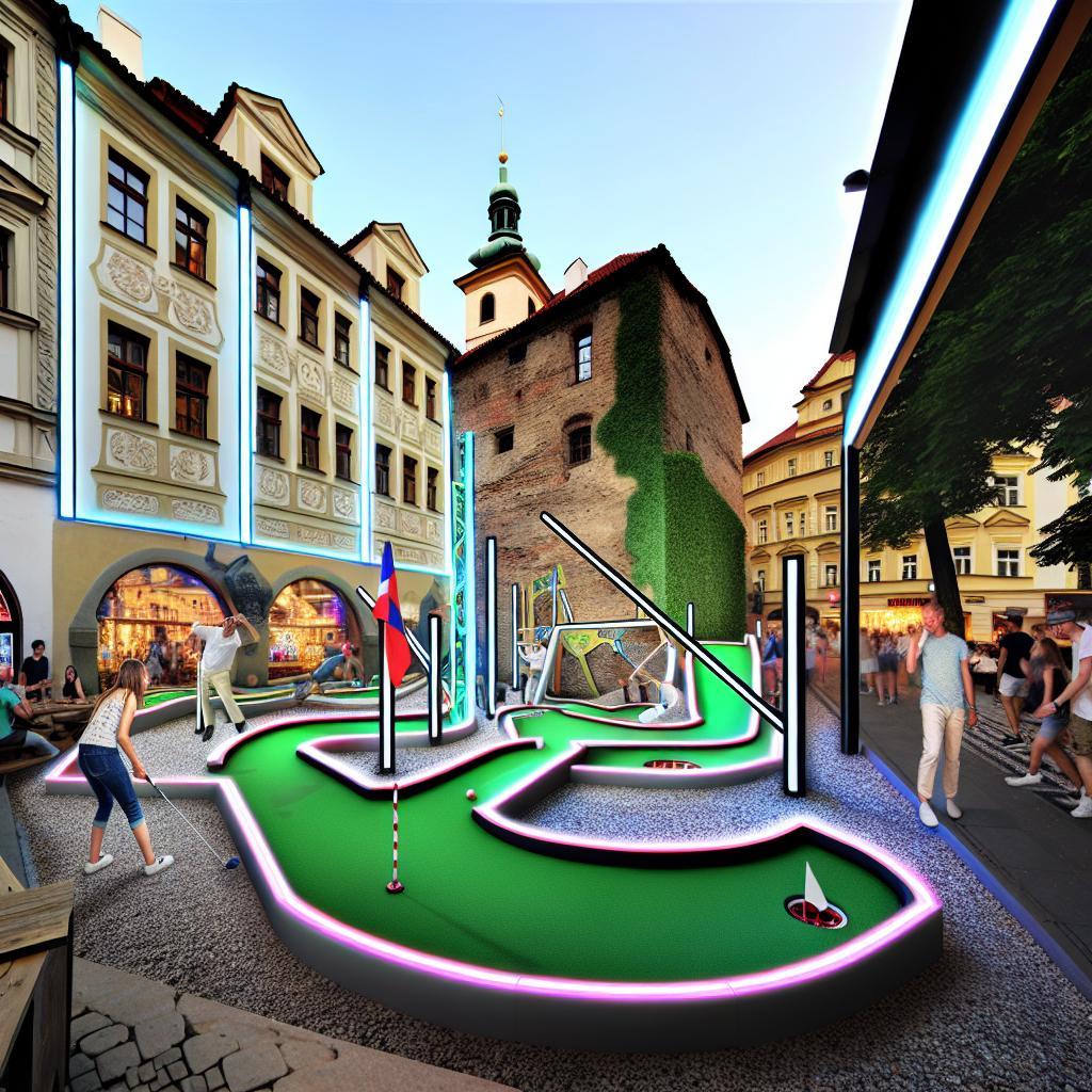 Kam na Minigolf Praha Karlín: Karlínský minigolf – moderní městská zábava!