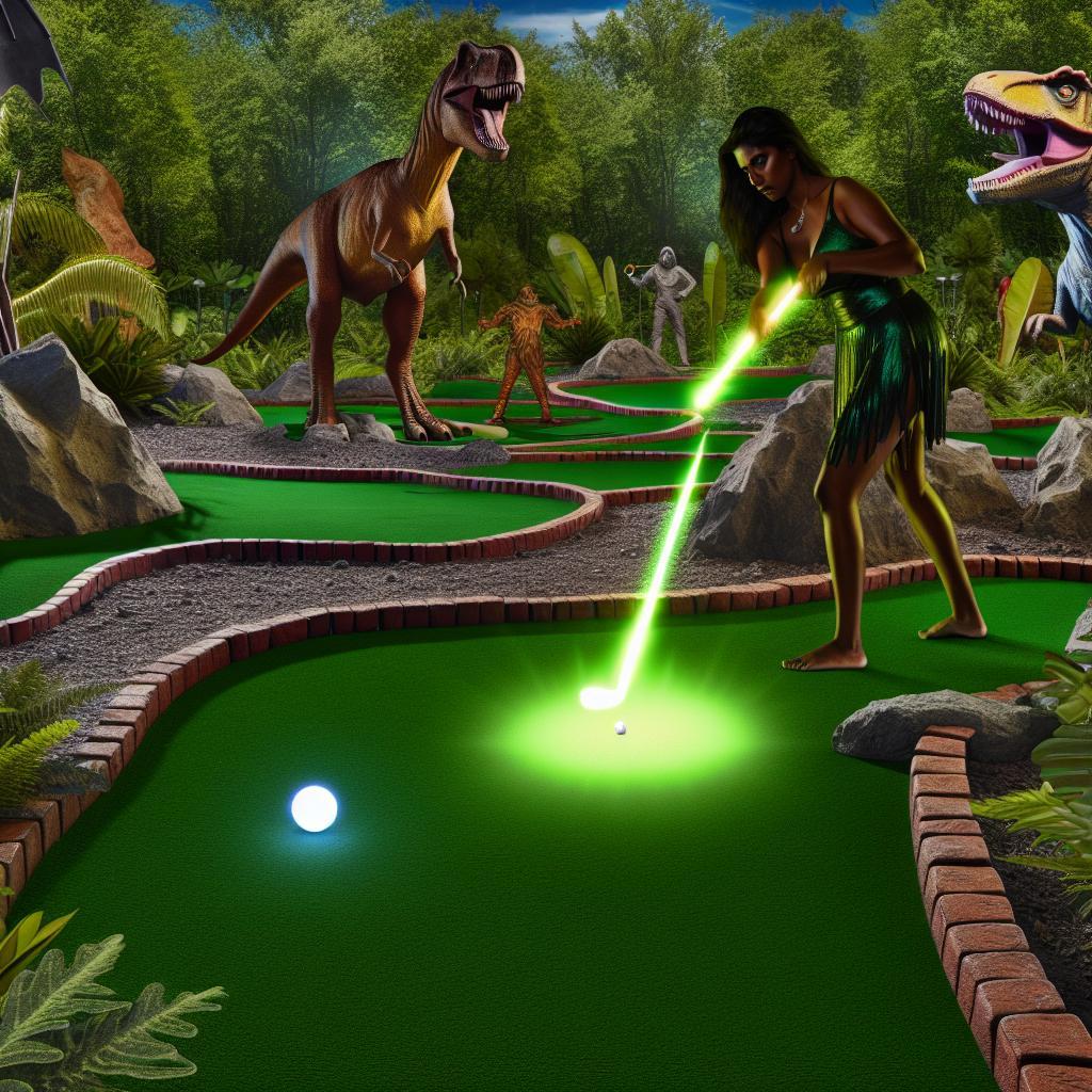 Minigolf Jurassic: Cestujte časem s holí v ruce!