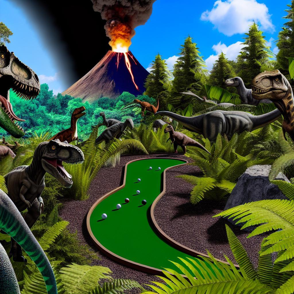 Jurassic Mini Golf: Dobrodružství mezi dinosaury začíná!