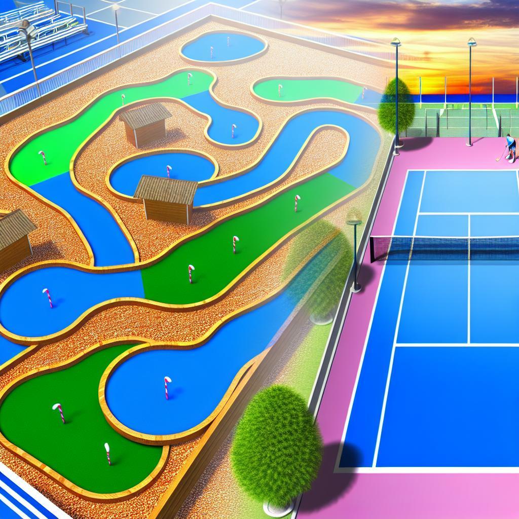 Minigolf Vista Tenis: Dva sporty v jednom areálu