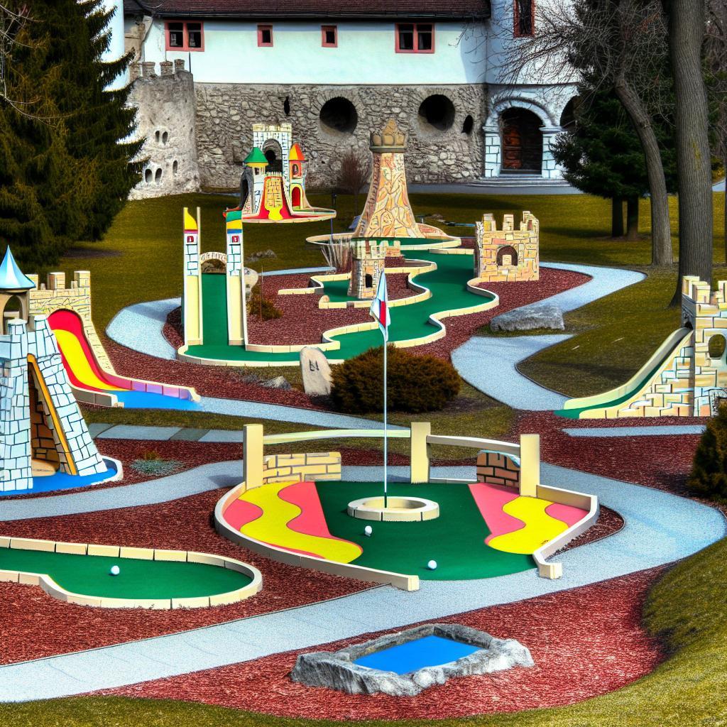 Zámek Kozel minigolf: Historická krása a moderní zábava