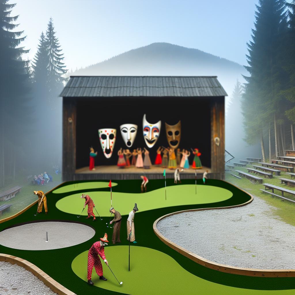 Minigolf nad Lesním divadlem: Kultura a sport v jednom