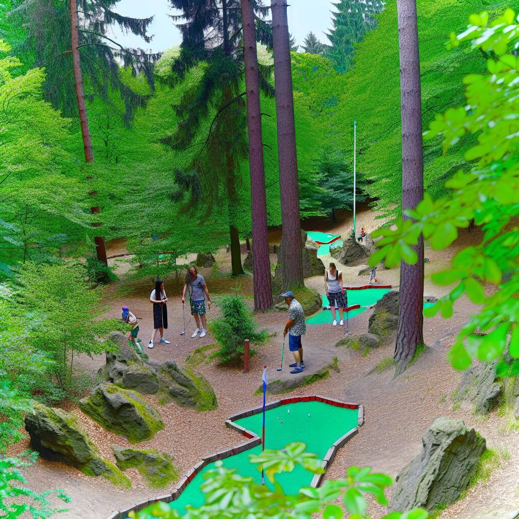 Kam na Minigolf Praha Újezd nad Lesy: Újezdský minigolf – lesní dobrodružství!