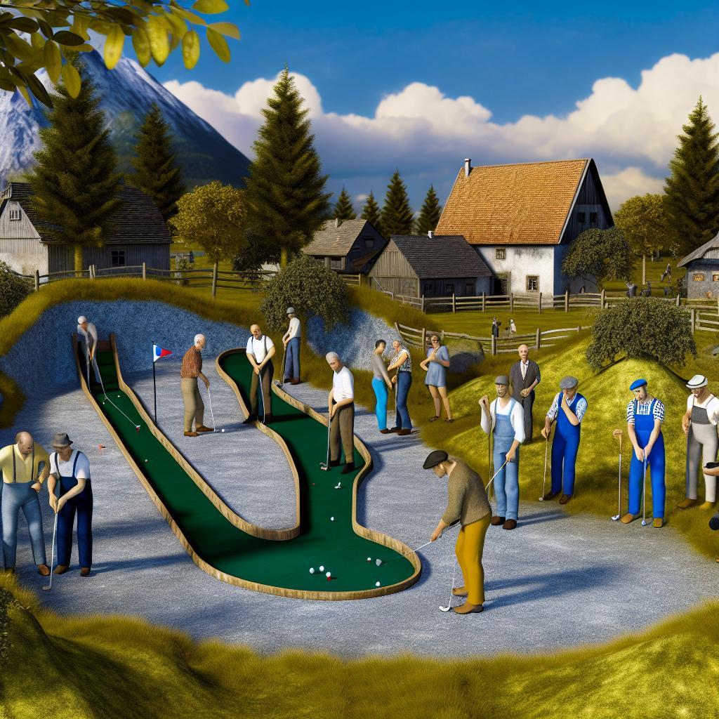 Neslovice minigolf: Jihomoravská obec s velkými plány