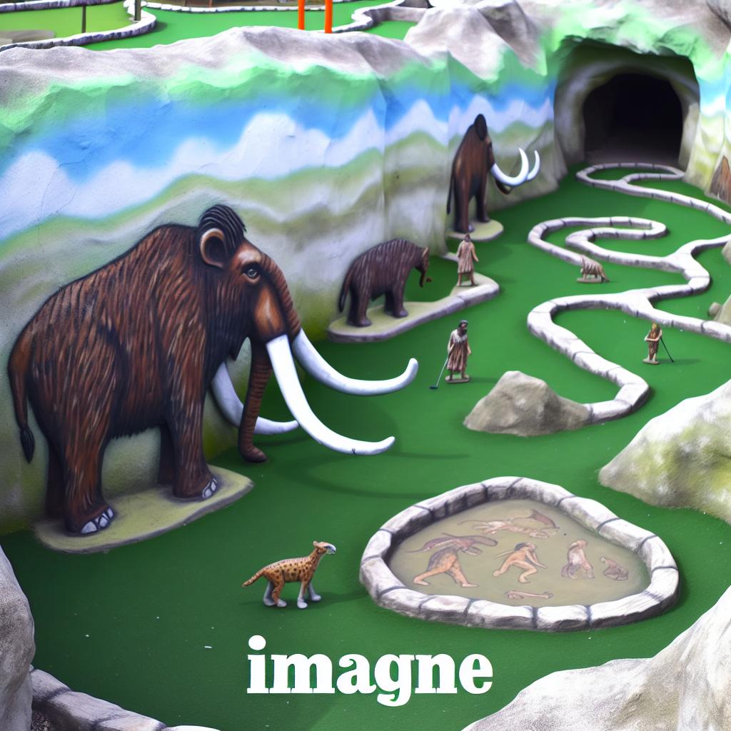 Minigolf Věstonice jako zážitek z pravěku