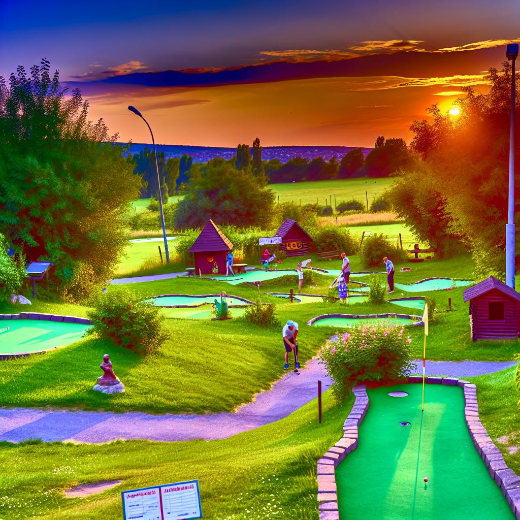 Kam na ‍Minigolf Praha Horní Počernice