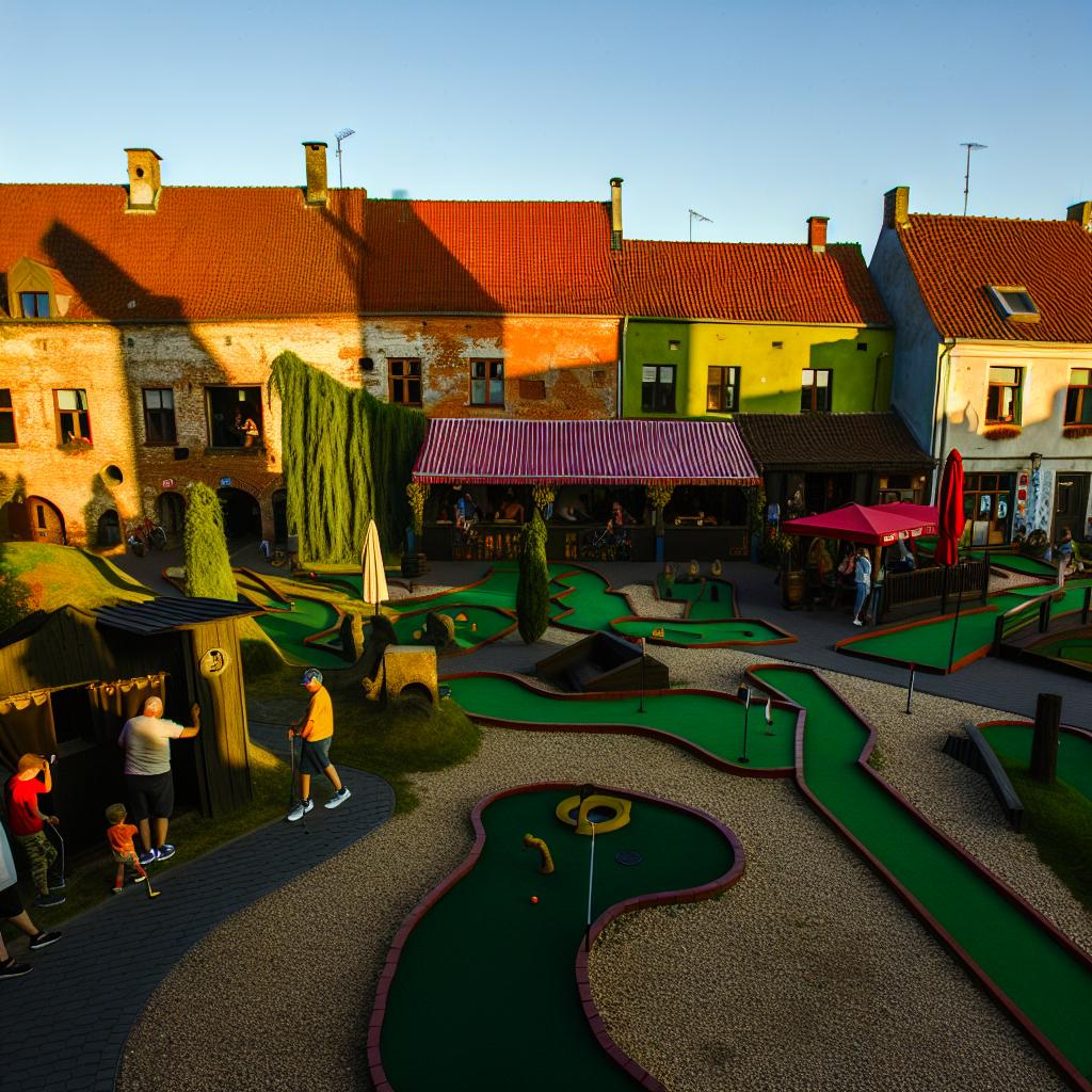 Minigolf v srdci Starého Lískovce