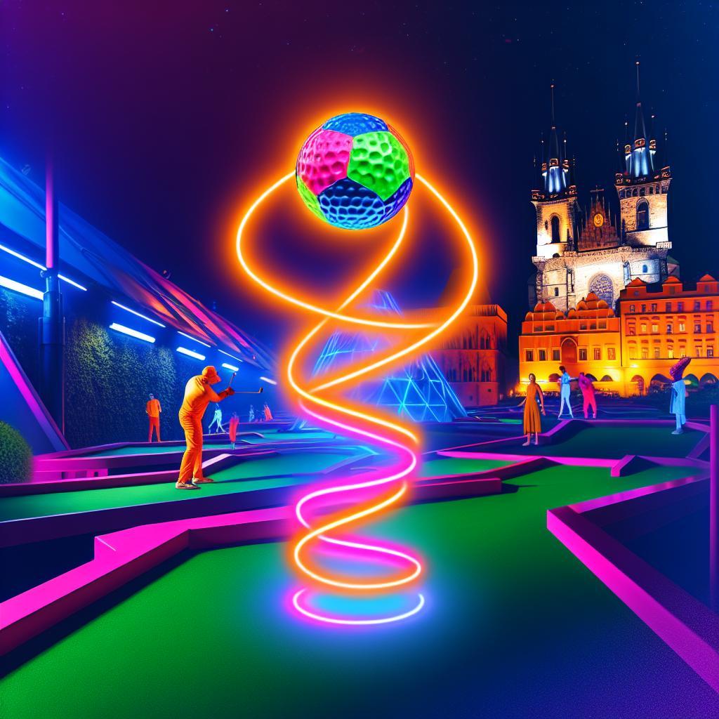 Neonový minigolf Praha: Zážitek, který rozzáří vaše smysly