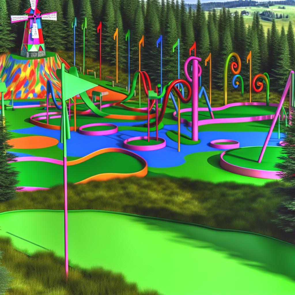 Adventure minigolf Kunratice: Dobrodružství pro malé i velké