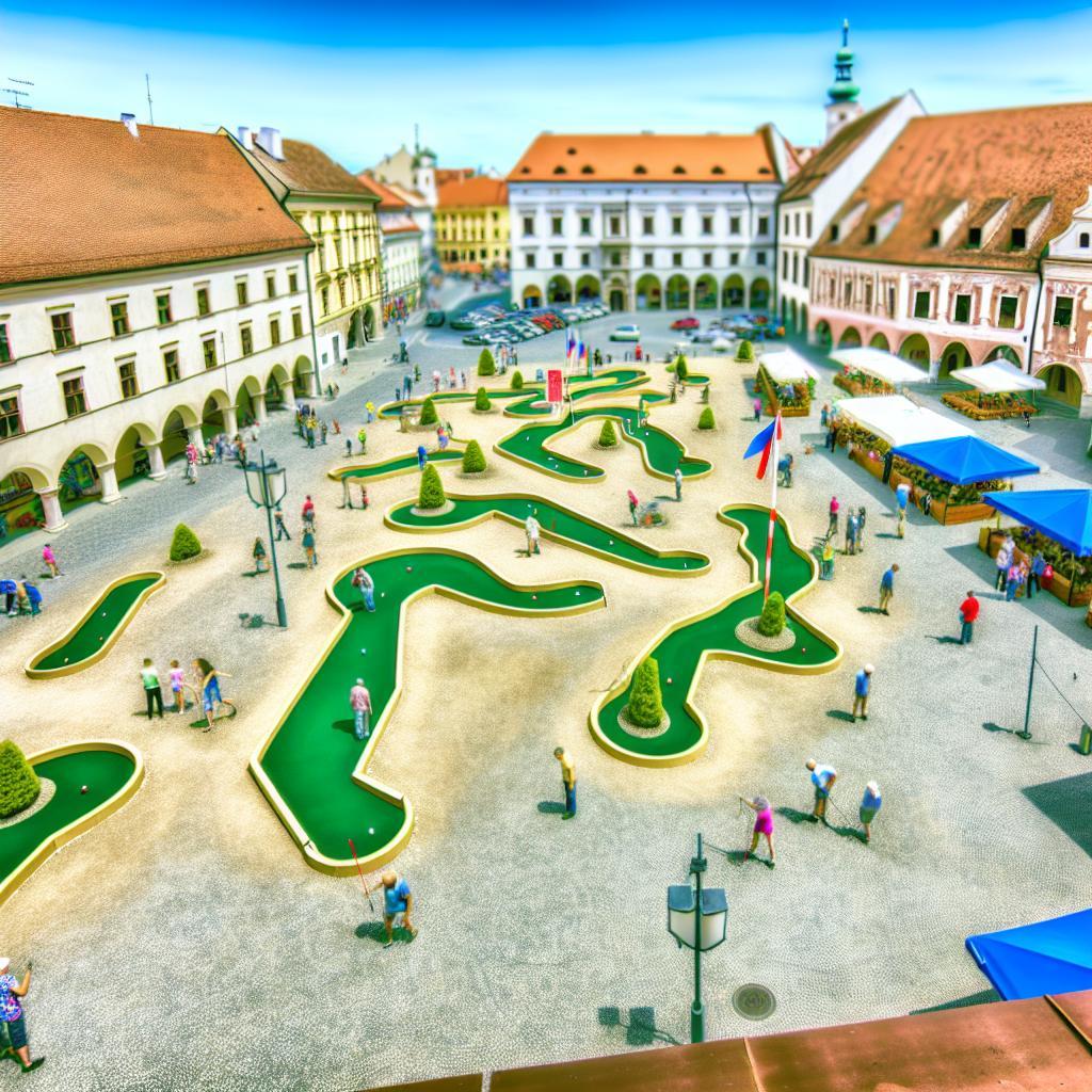 Kam na Minigolf v Táboře: Historické centrum ožívá golfovým šílenstvím