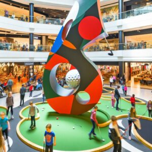 Minigolf Kotva: Nákupy a zábava pod jednou střechou