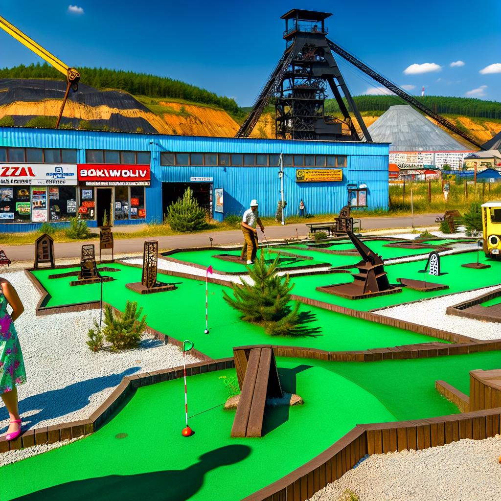 Minigolf Sokolov v kontextu hornického města