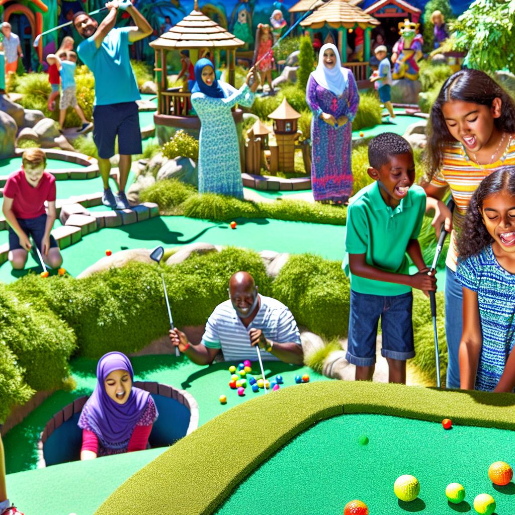 Minigolf jako nové dobrodružství ​pro rodiny