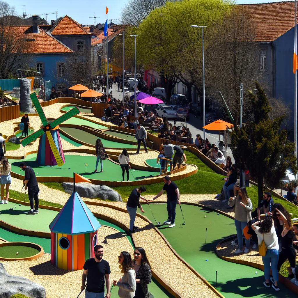 Minigolf v Kadani jako nová atrakce