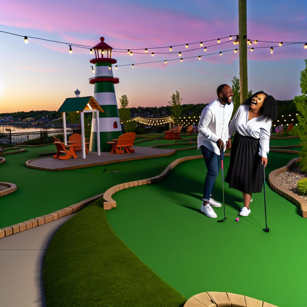 Minigolf jako ideální romantická aktivita