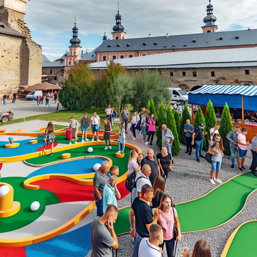 Minigolf Pelhřimov jako nová turistická atrakce