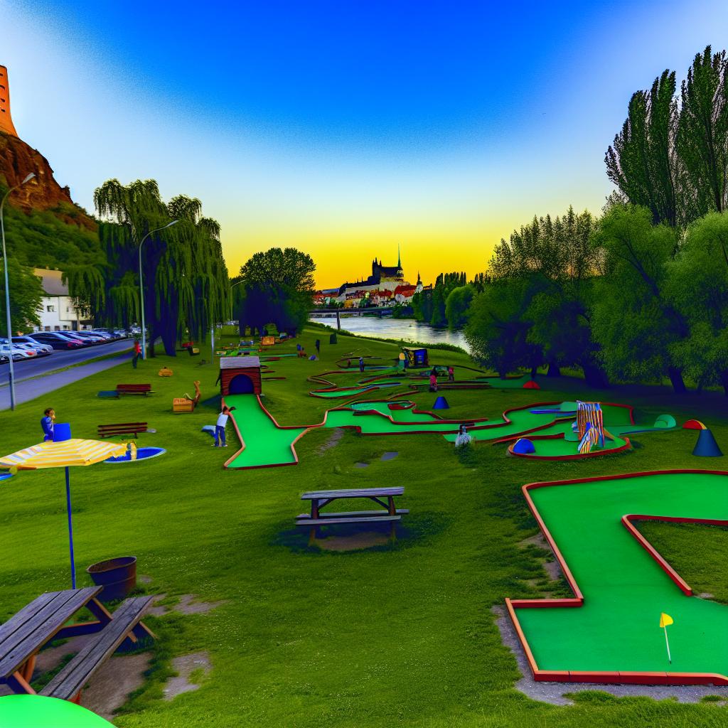 Kam na minigolf v Ústí nad Labem