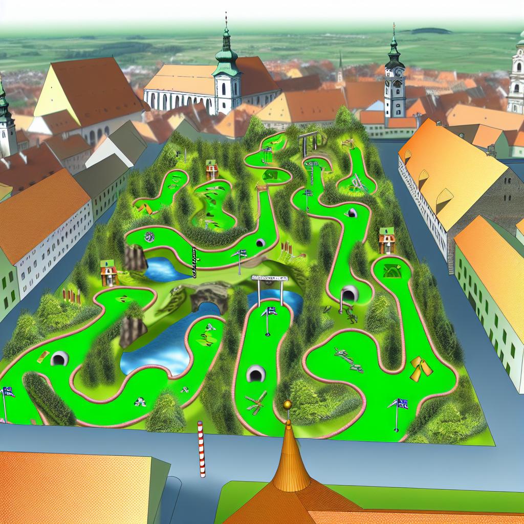 Kam najít nejlepší minigolf v Jindřichově Hradci