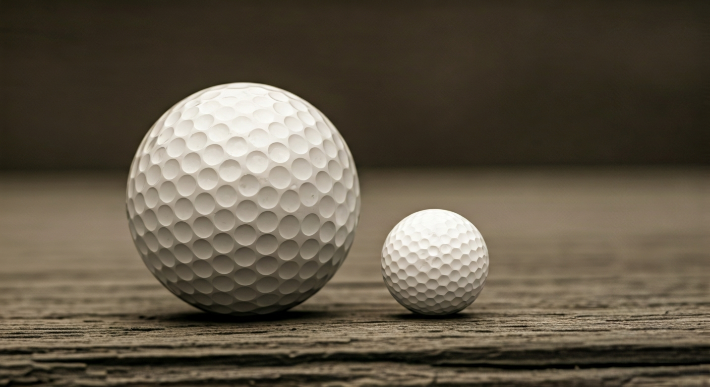 Jaký průměr má golfový míček? Překvapivá fakta odhalena 2 Historické rozměry golfového míčku a britský R&A míček