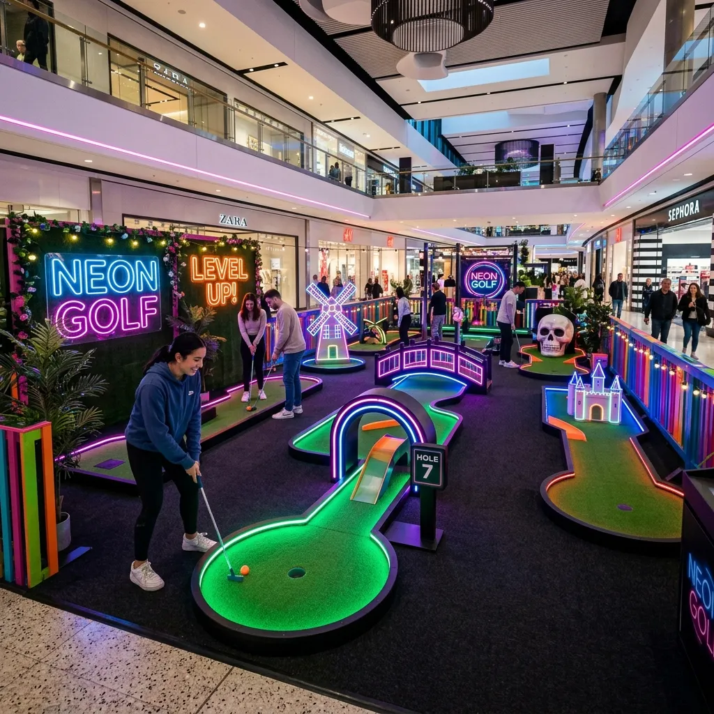Minigolf Žilina a okolí: Kompletní průvodce pro české golfisty 1 Indoor minigolf OC Mirage Žilina