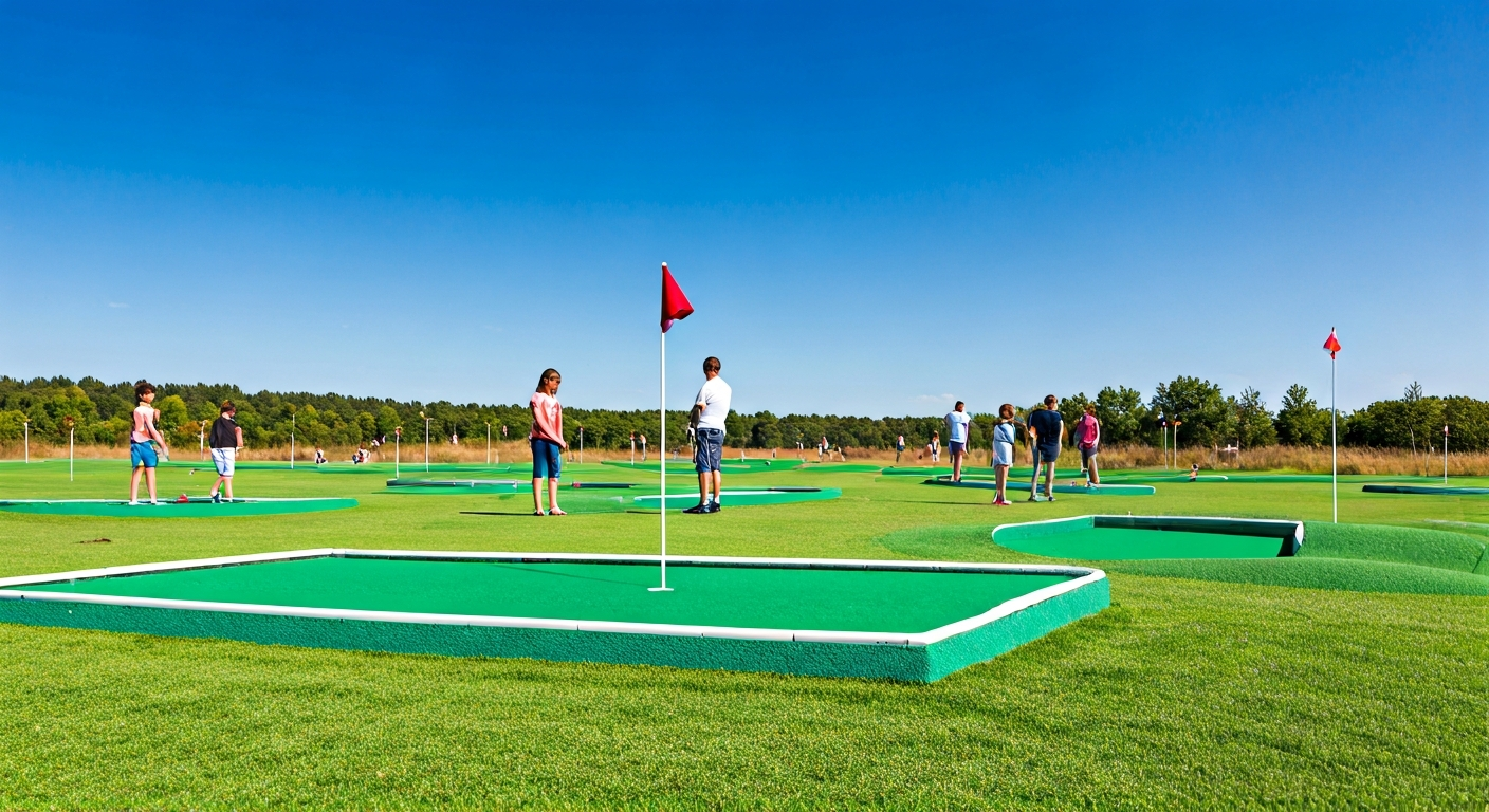 Venkovní minigolf TCV Pardubice