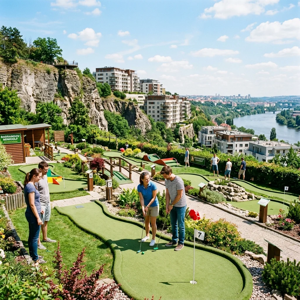 Minigolf Barrandov Praha 5 areál