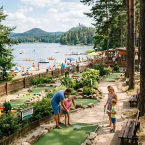 Minigolf Staré Splavy Máchovo jezero