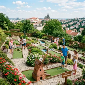 Minigolf Starý Lískovec Brno hřiště