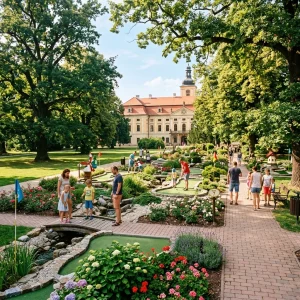 Zámek Kozel minigolf park Šťáhlavy